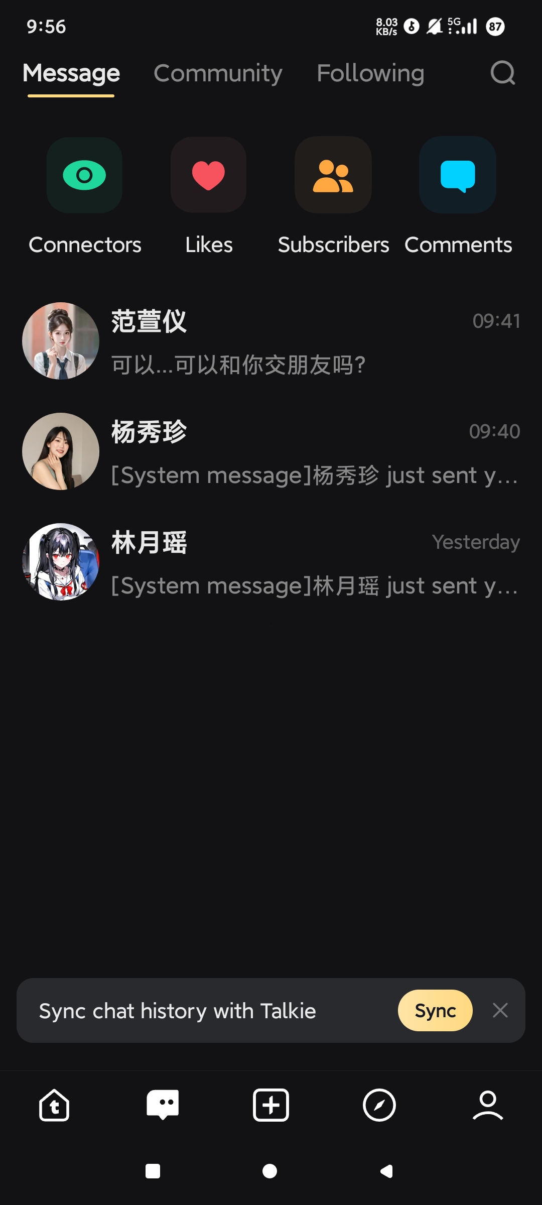 【分享】talkieAI✨虚拟女友聊天✨30万+角色✨无敏感聊天