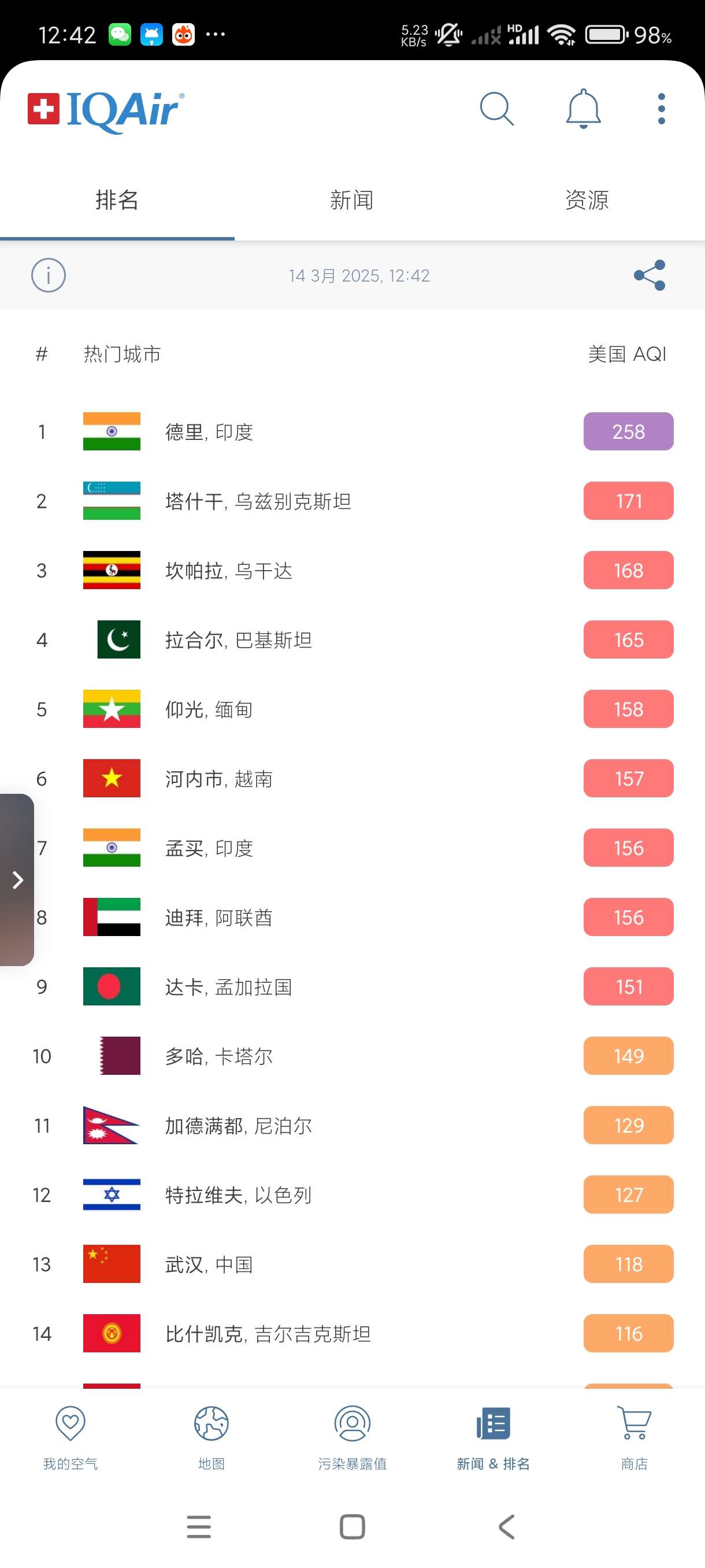 【分享】空气质量6.5.0🔥实时检测全球空气质量官方正品无广